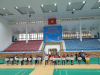 Cán bộ, giáo viên trường tiểu học Lê Quý Đôn tham gia Giải cầu lông cán bộ quản lý, giáo viên, nhân viên Ngành Giáo dục và Đào tạo quận Hà Đông năm học 2020 - 2021.