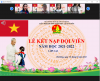 Lễ Kết nạp Đội viên của trường Tiểu học Lê Quý Đôn, năm học 2021 - 2022