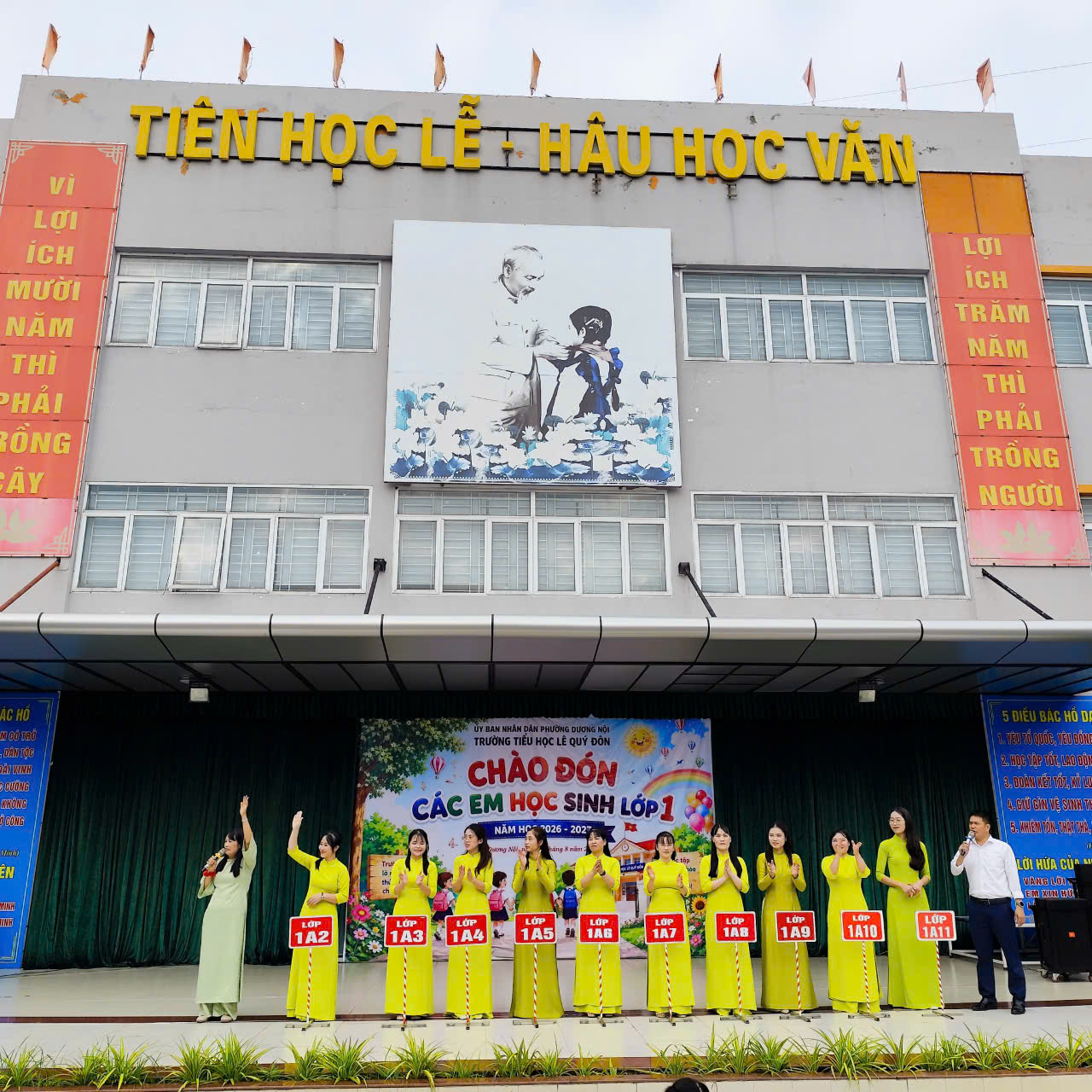 HÂN HOAN CHÀO ĐÓN 574 HỌC SINH KHỐI 1 – KHỞI ĐẦU HÀNH TRÌNH MỚI TẠI TRƯỜNG TIỂU HỌC LÊ QUÝ ĐÔN