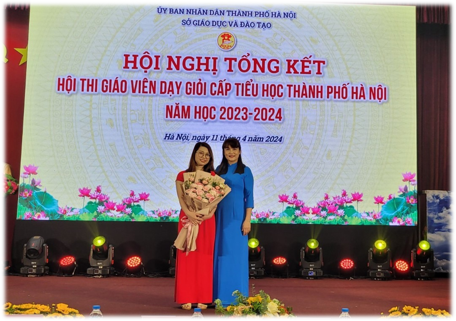 CHÚC MỪNG CÔ GIÁO NGUYỄN THỊ HUỆ -  ĐẠT GIẢI NHẤT TRONG HỘI THI GIÁO VIÊN GIỎI CẤP THÀNH PHỐ NĂM HỌC 2023-2024.